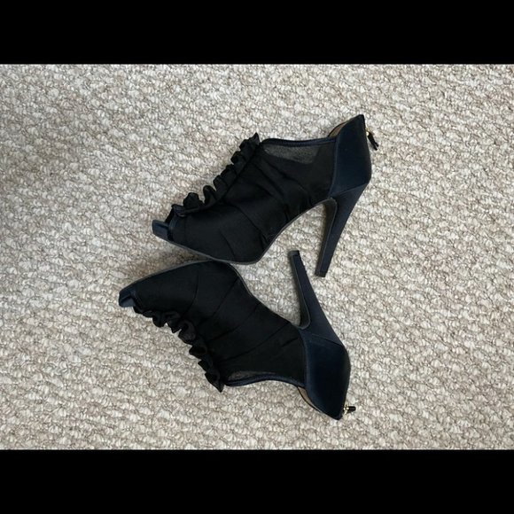 Nine West black heels size 7 - Picture 11 of 12